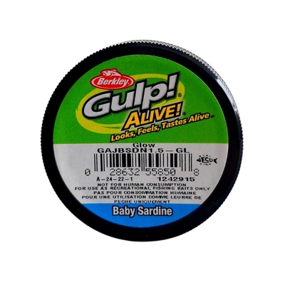 Berkley%20Gulp!%20Alive!%20Baby%20Sardine%201.5’’%20Glow