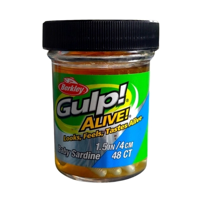 Berkley%20Gulp!%20Alive!%20Baby%20Sardine%201.5’’%20Pearl%20White