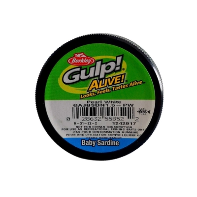 Berkley%20Gulp!%20Alive!%20Baby%20Sardine%201.5’’%20Pearl%20White