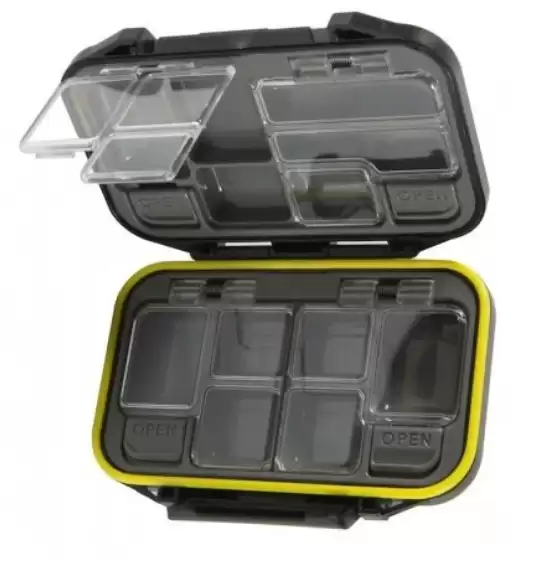 Meiho%20CB-440%20Pro%20Spring%20Case%20Mıknatıslı/Bölmeli%20Malzeme%20Kutusu%20-%20Siyah