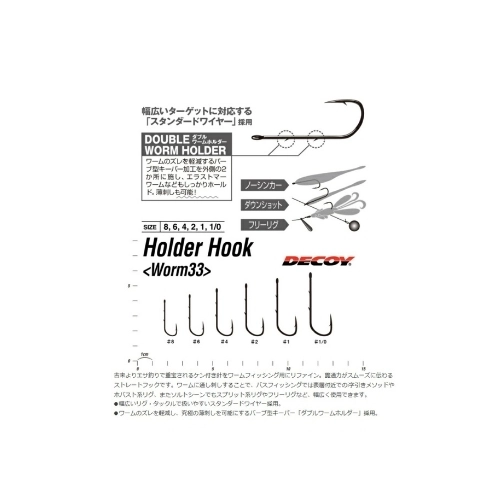 Decoy%20Worm%2033%20Holder%20Hook%20Mafsallı%20İğnesi