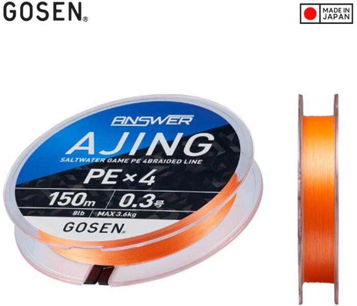 Gosen%20Answer%20Ajing%20PE%20X4%20LRF%20Örgü%20İp%20Misina%200.2pe%20150m