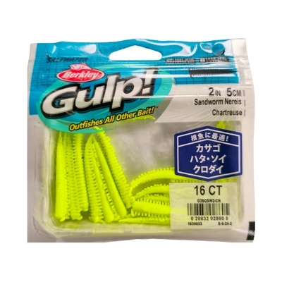Berkley%20SW%20Gulp%20Sand%20Worm%20Nereis%20Chartreuse