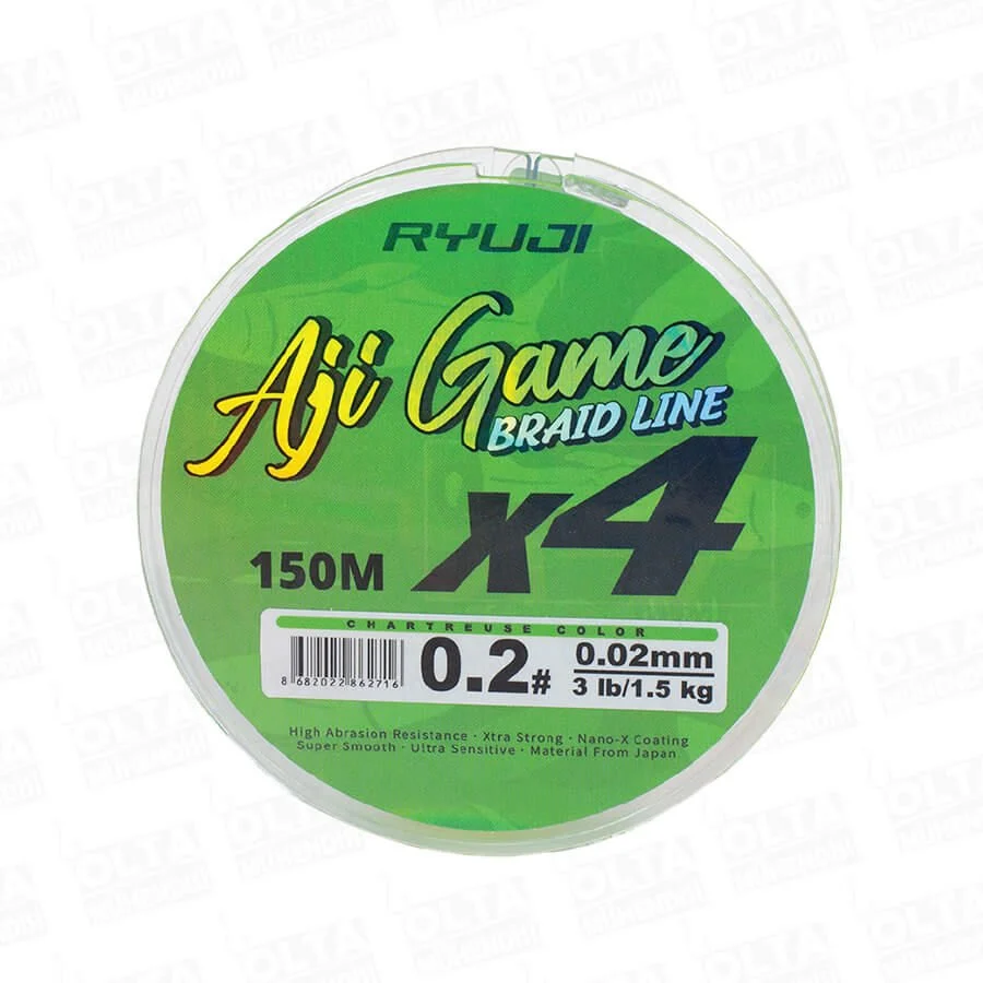 Ryuji%20Aji%20Game%204X%20150M%20Chartreuse%20Lrf%20İp%20Misina