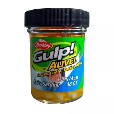 Berkley Gulp Alive Baby Sardine 1.5 Glow | LRF Dükkanı