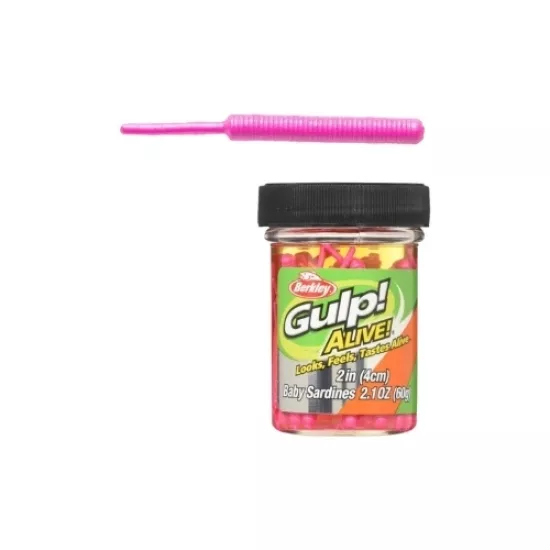 Berkley Gulp! Alive!® Baby Sardine Pink – LRF Silikon Yem