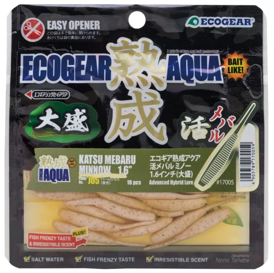 Ecogear Aqua Katsu Mebaru Minnow Silikon Yem | LRF Dükkanı