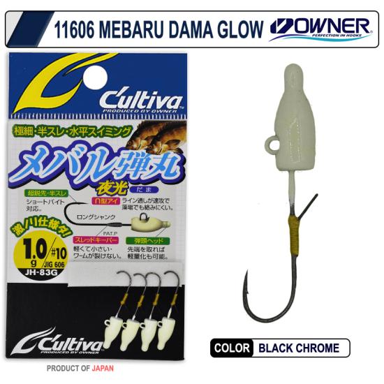Cultiva Mebaru Dama Glow JH-83 Jighead | LRF Dükkanı
