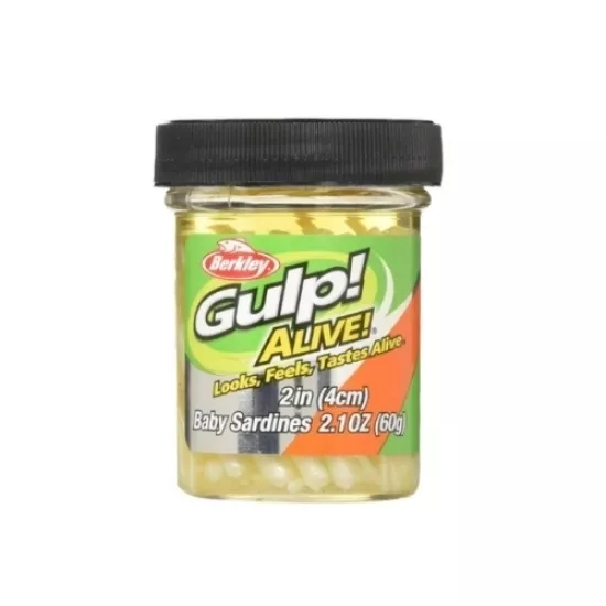 Berkley Gulp! Alive! Baby Sardine Pearl White | LRF Dükkanı