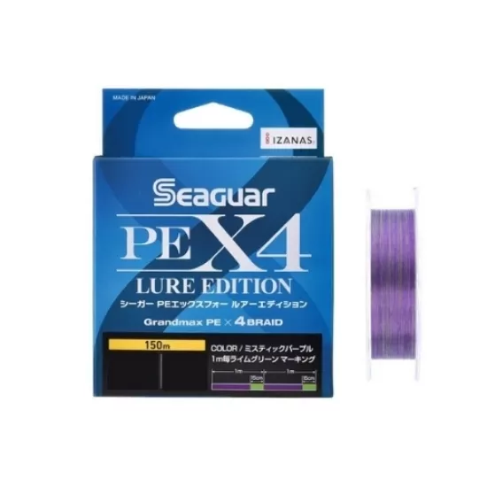 Seaguar Lure Edition PE X4 0.3 PE 150m – LRF Örgü Misina | LRF Dükkanı