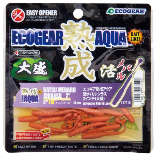 Ecogear Jukusei Aqua Katsu Mebaru Shirasu | LRF İçin Kokulu Silikon Yem